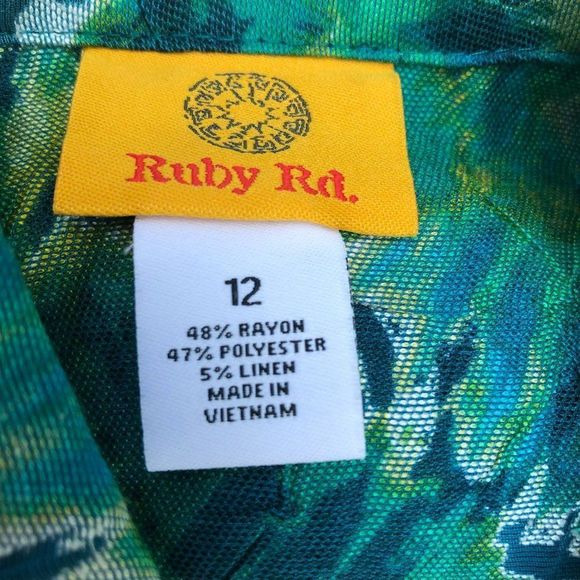 🌻 3/$25 Ruby Rd Multi Color Jacket Size Large - Picture 4 of 5